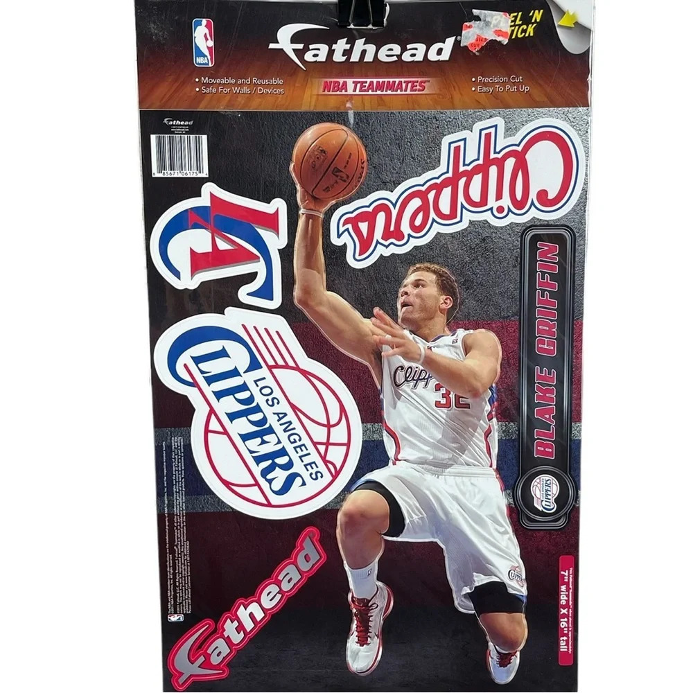 New Fathead LA Clippers Blake Griffin NBA Basketball Wall Decal Sticker
